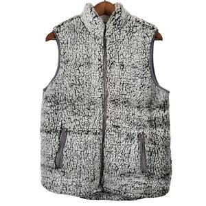 Thread & Supply Fleece Vest Full Zip Pockets - M